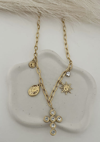 Colar Lucky Cross