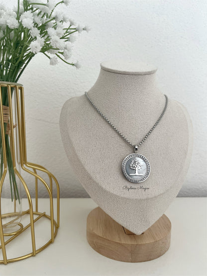 Eternal Life Steel Necklace