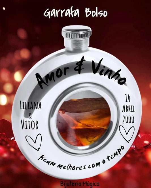 Garrafa Amor & Vinho