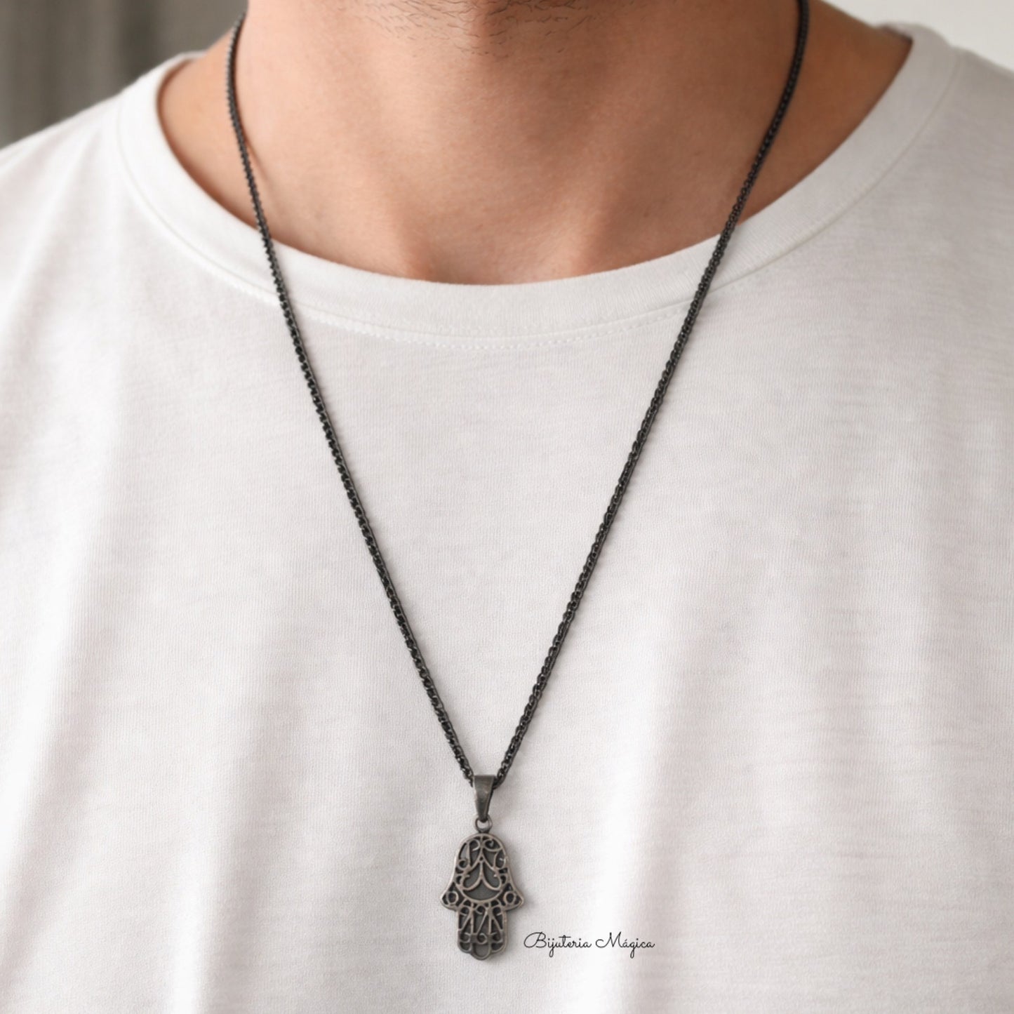 Colar Mão de Fátima Masculino