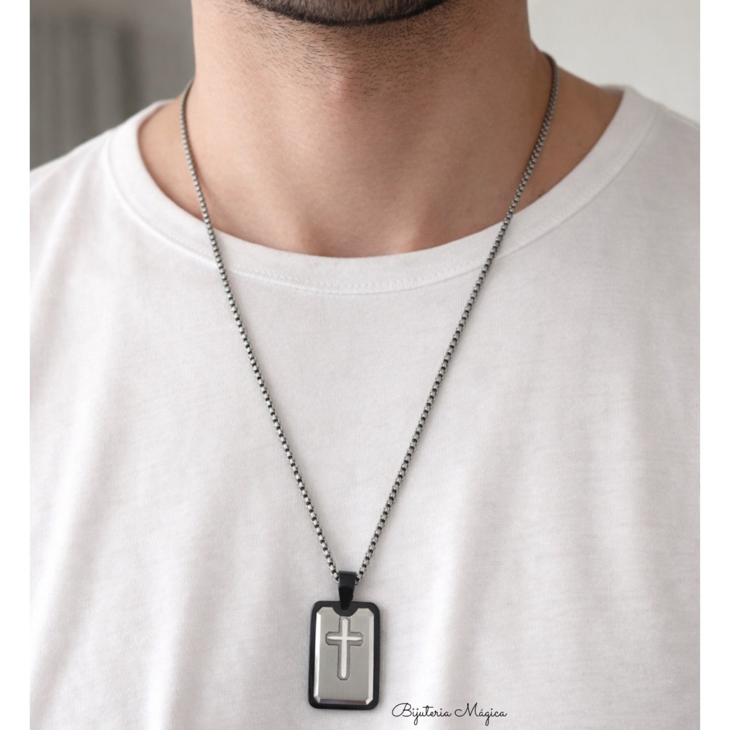 Colar Cruz Masculino