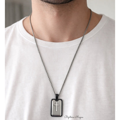 Colar Cruz Masculino