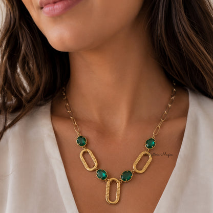 Colar Emerald Glow