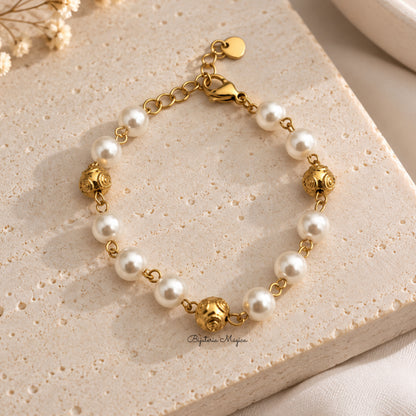 Pulseira Pérolas & Bolas de Viana