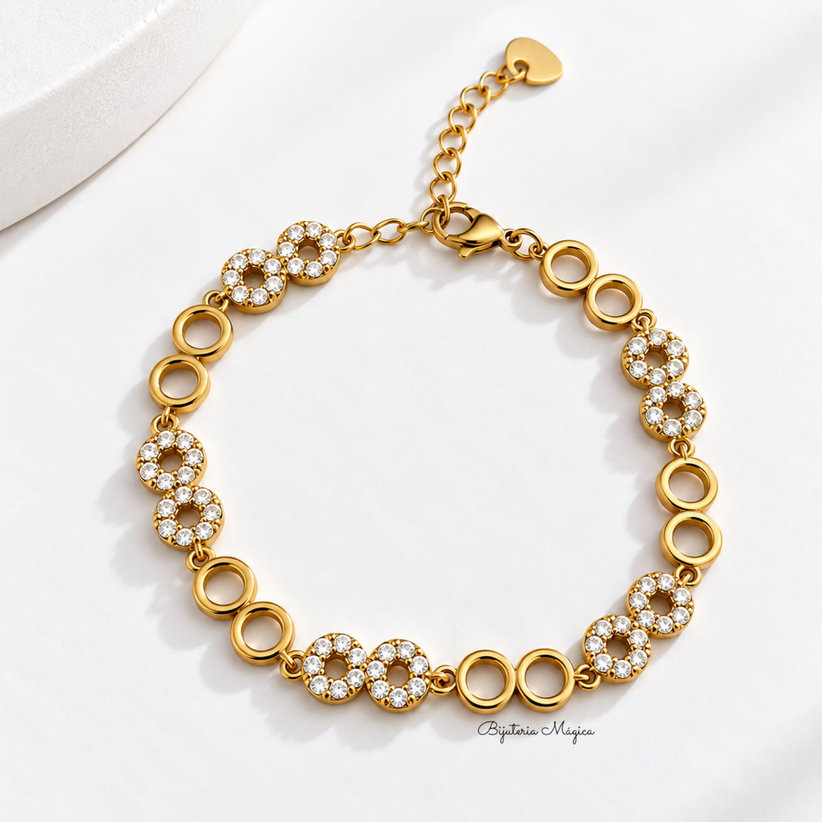 Pulseira Infinito Dourada