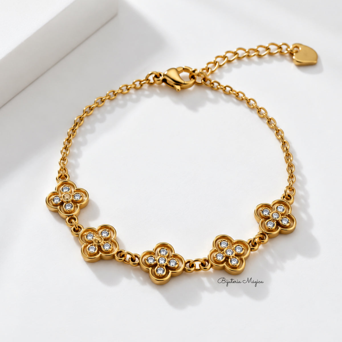 Pulseira Trevos Brilhantes