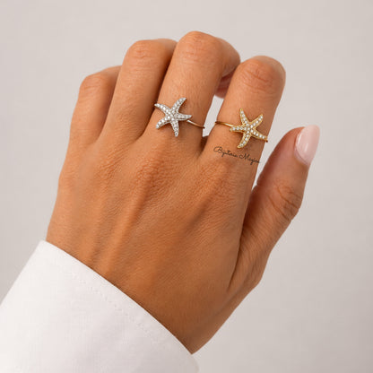 Anel Estrela do Mar