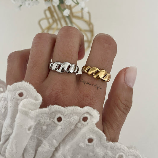 Anel Ajustável Elos Elegantes