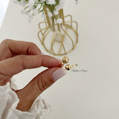 Anel Duo Elegance Ajustável em Aço