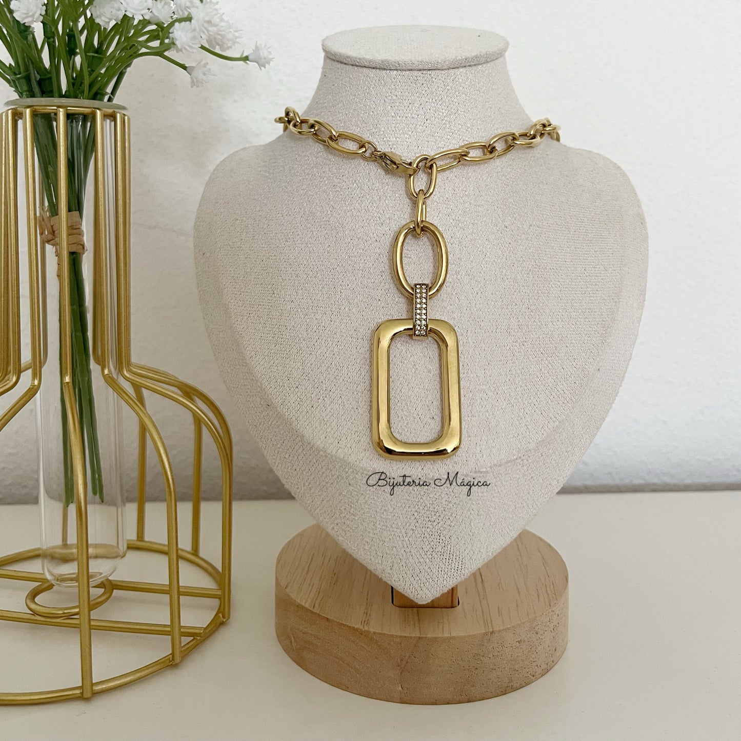 Colar Aura Elegance em Aço