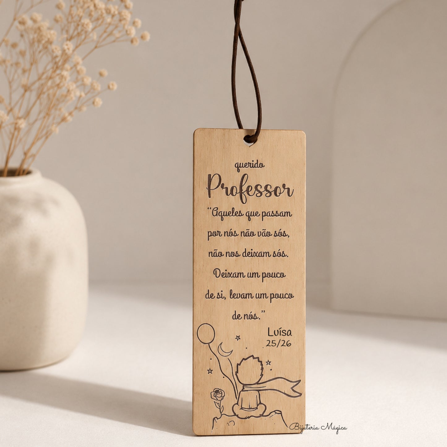 Marcador de Livro Personalizado Professor