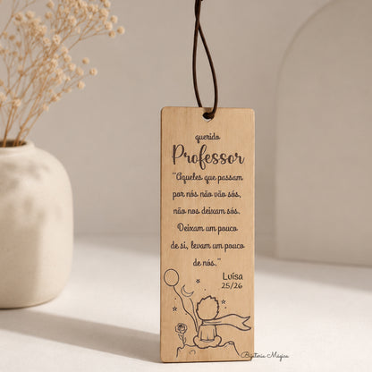 Marcador de Livro Personalizado Professor