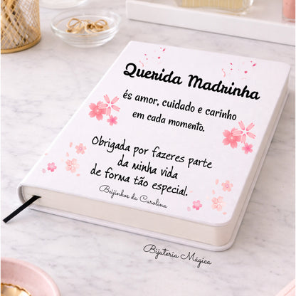 Bloco de Notas Personalizado “Querida Madrinha”