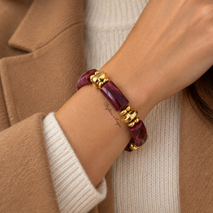 Pulseira Bordéus