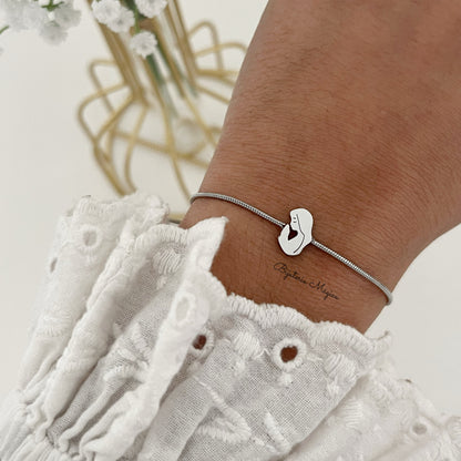 Pulseira Nossa Senhora Prateada