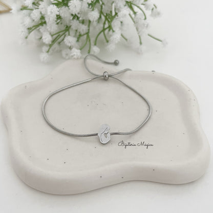 Pulseira Nossa Senhora Prateada