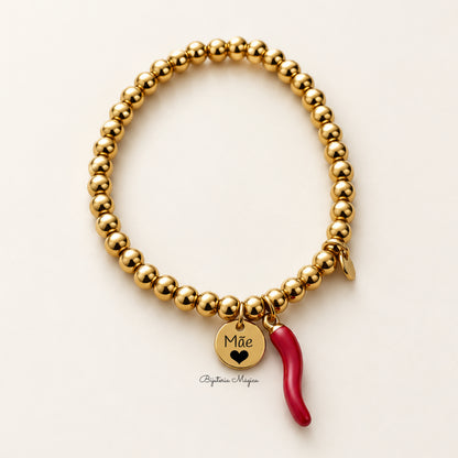 Pulseira Carinho com Malagueta Personalizada
