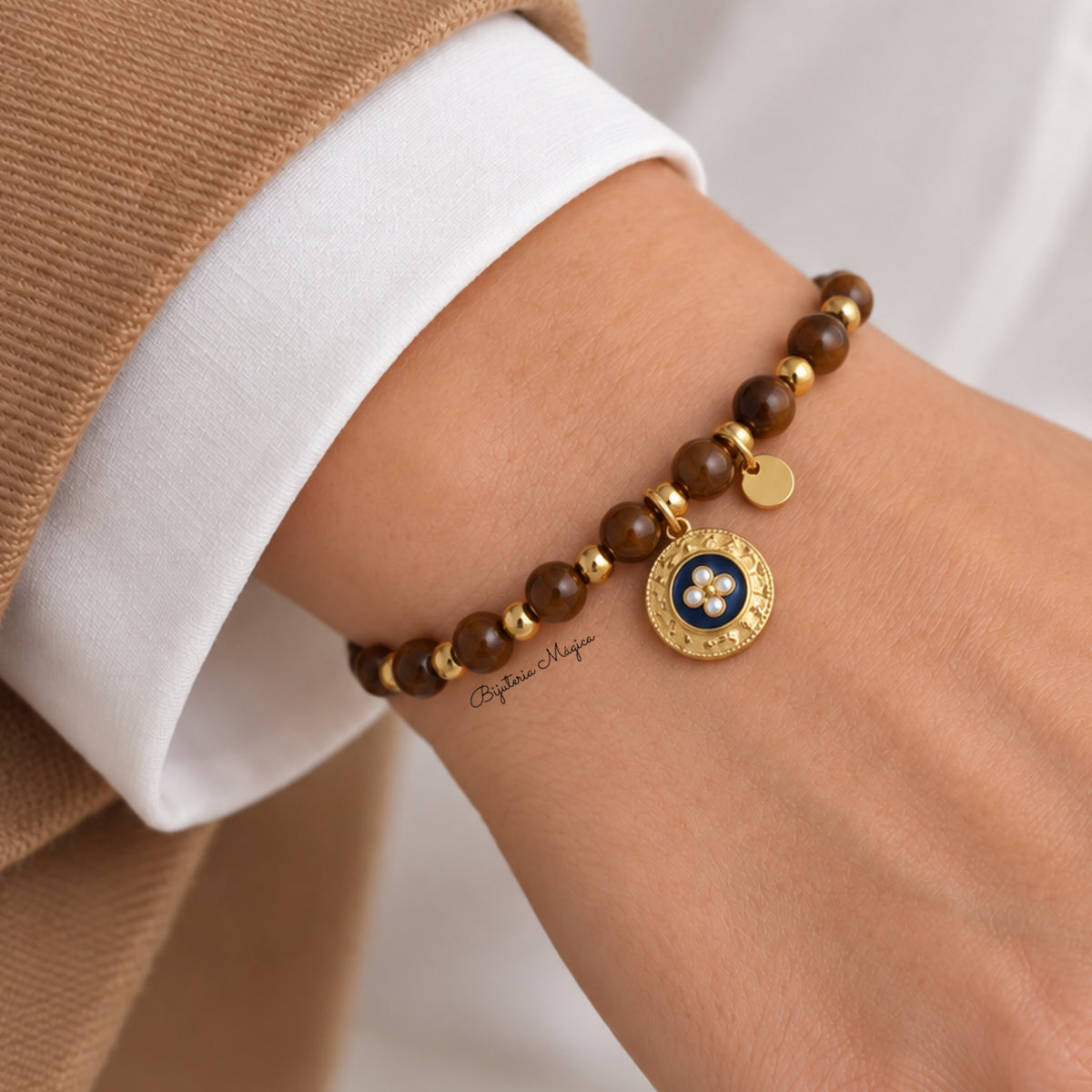 Pulseira Caramujo Safira