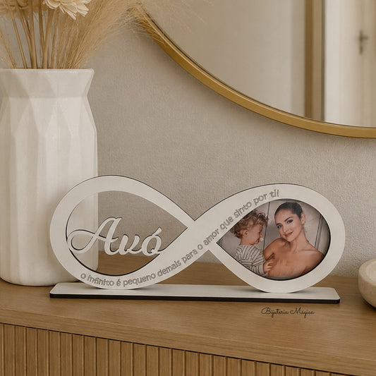 Placa Decorativa Infinito “Avó”