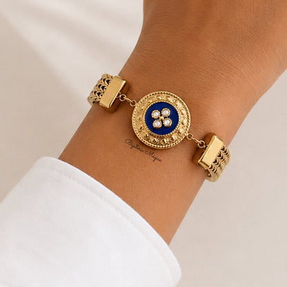 Pulseira Caramujo Azul