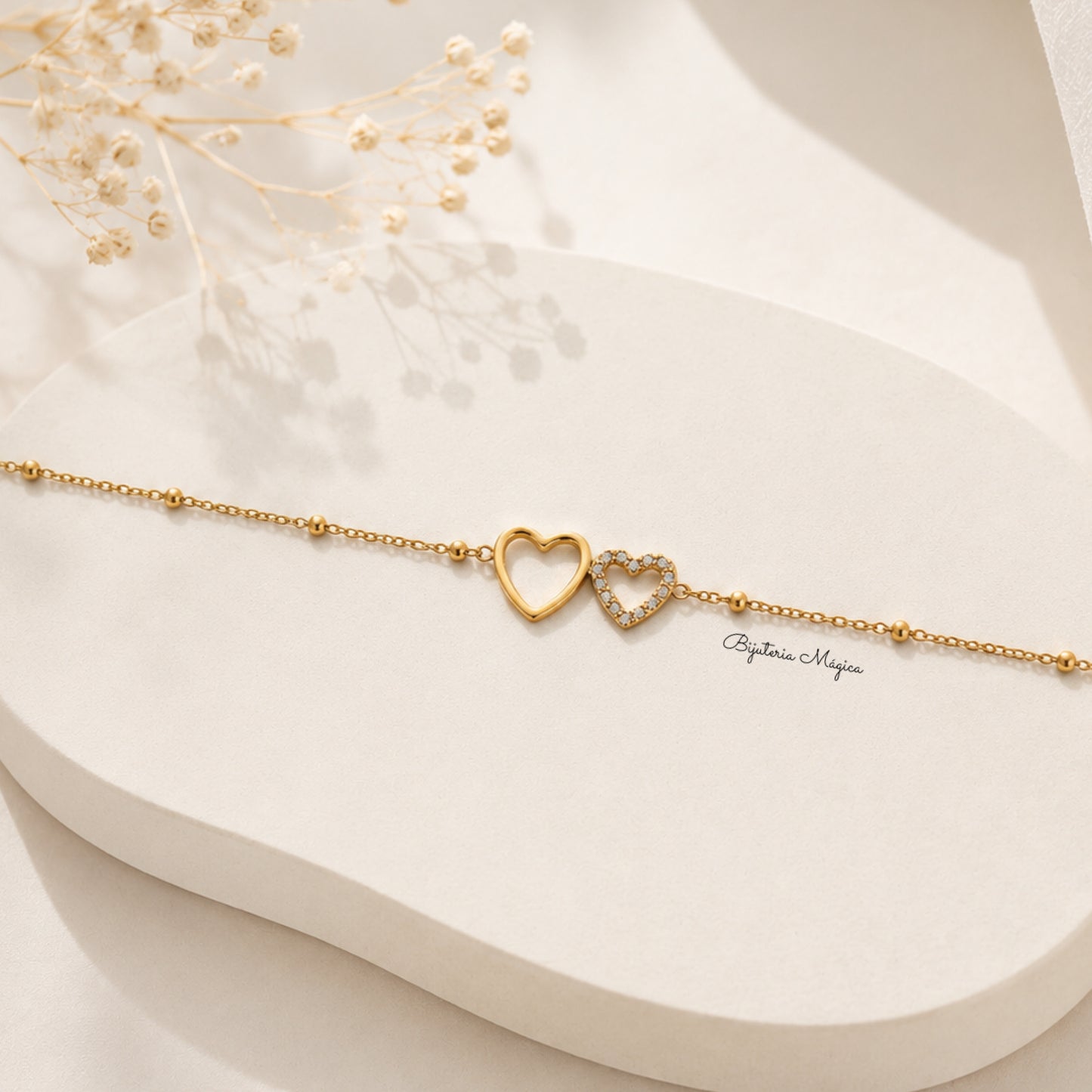 Pulseira Corações Eternos