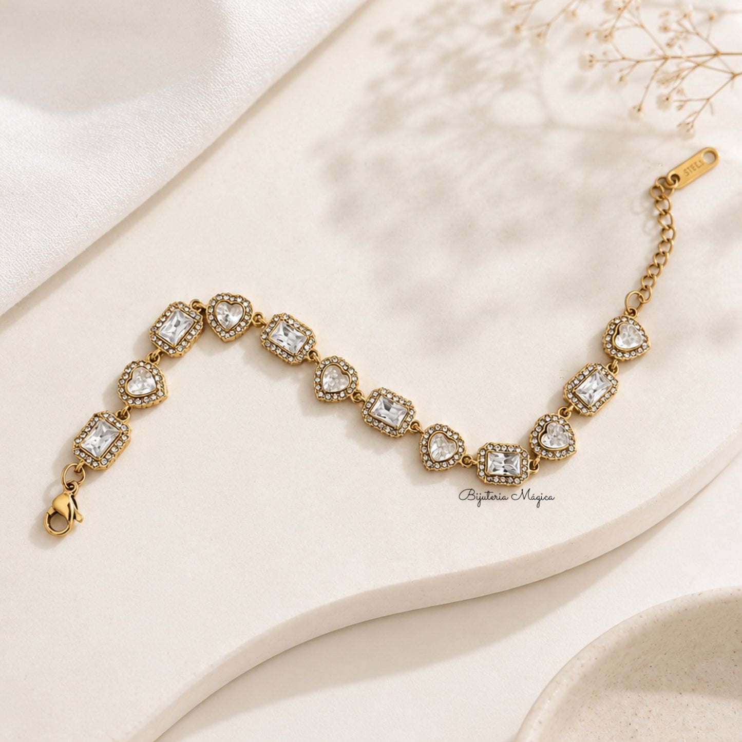 Pulseira Elegância Cristal