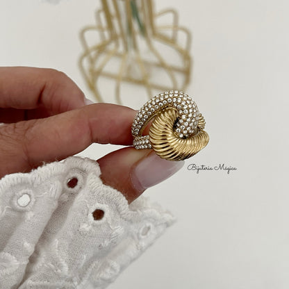 Anel Luxe Entrelaçado