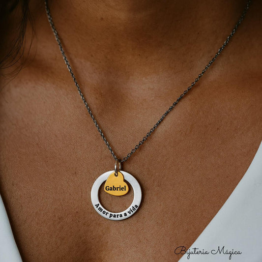 Colar Amor para a Vida Personalizado