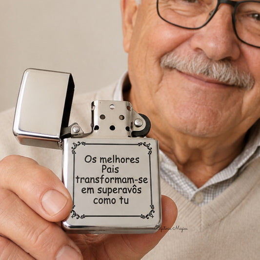 Isqueiro Tipo Zippo Personalizado em Aço