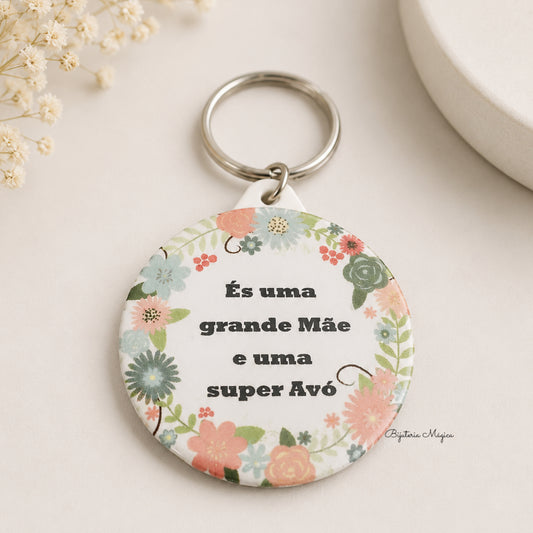 Porta-Chaves Redondo Personalizado