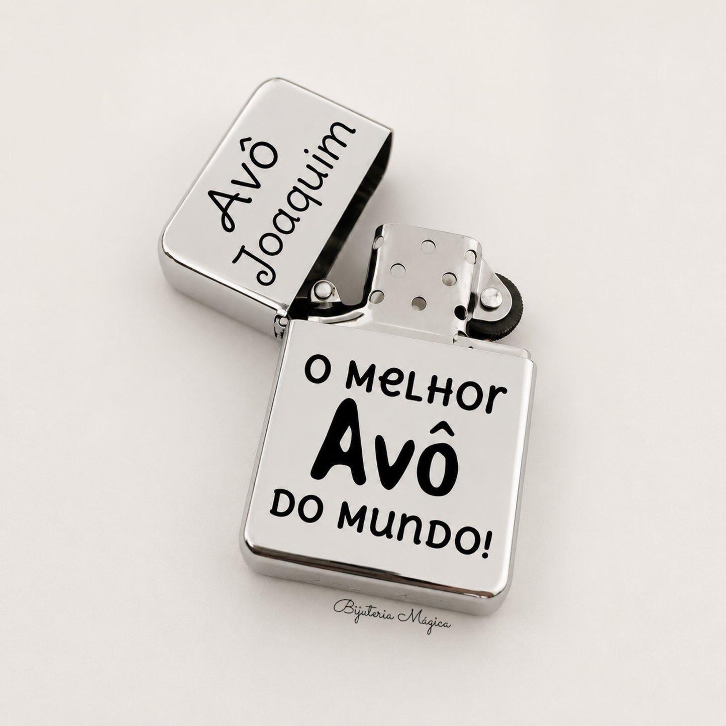 Isqueiro Tipo Zippo Personalizado em Aço
