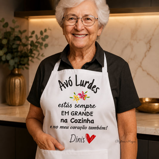 Avental Personalizado com Nome e Mensagem