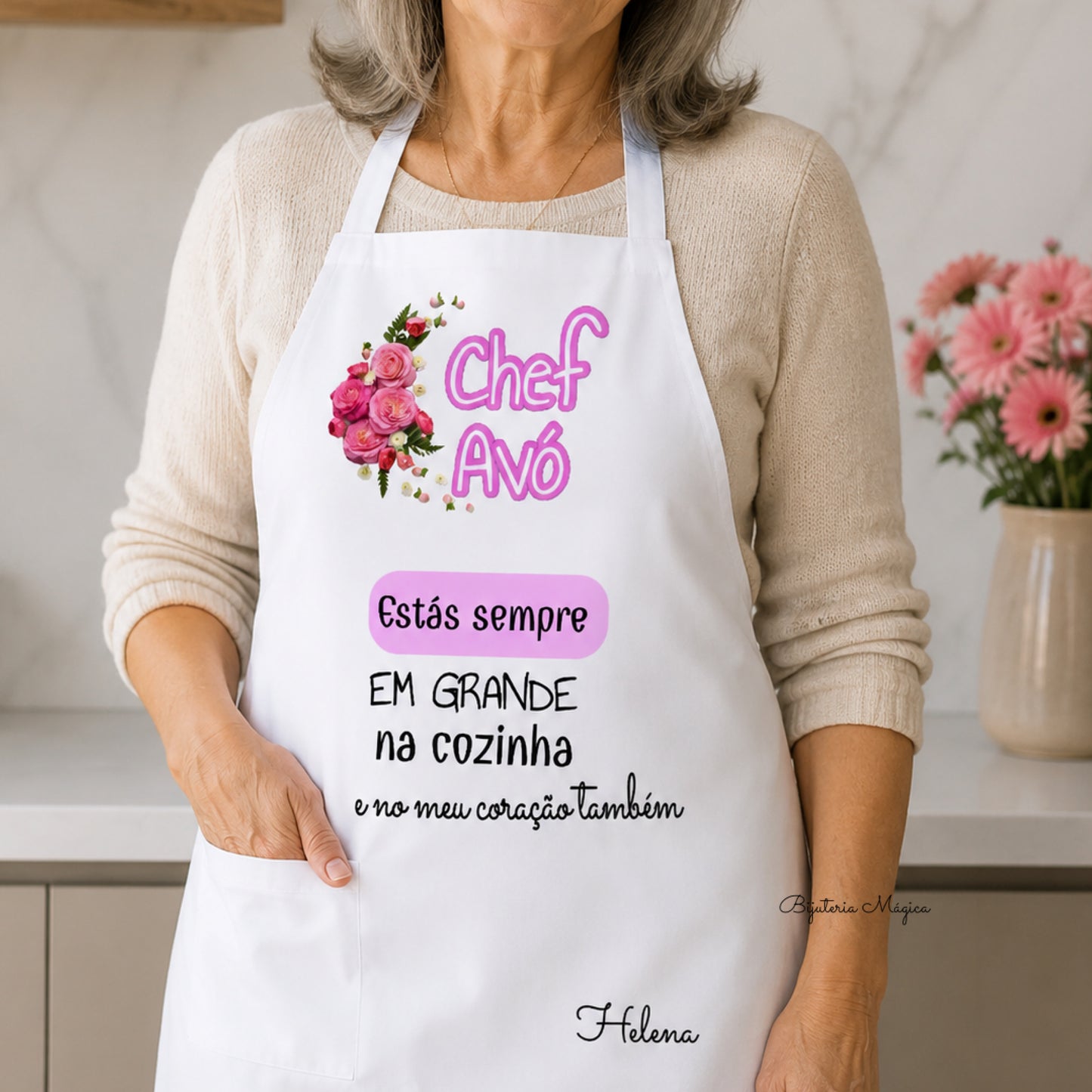 Avental Personalizado Chef Avó