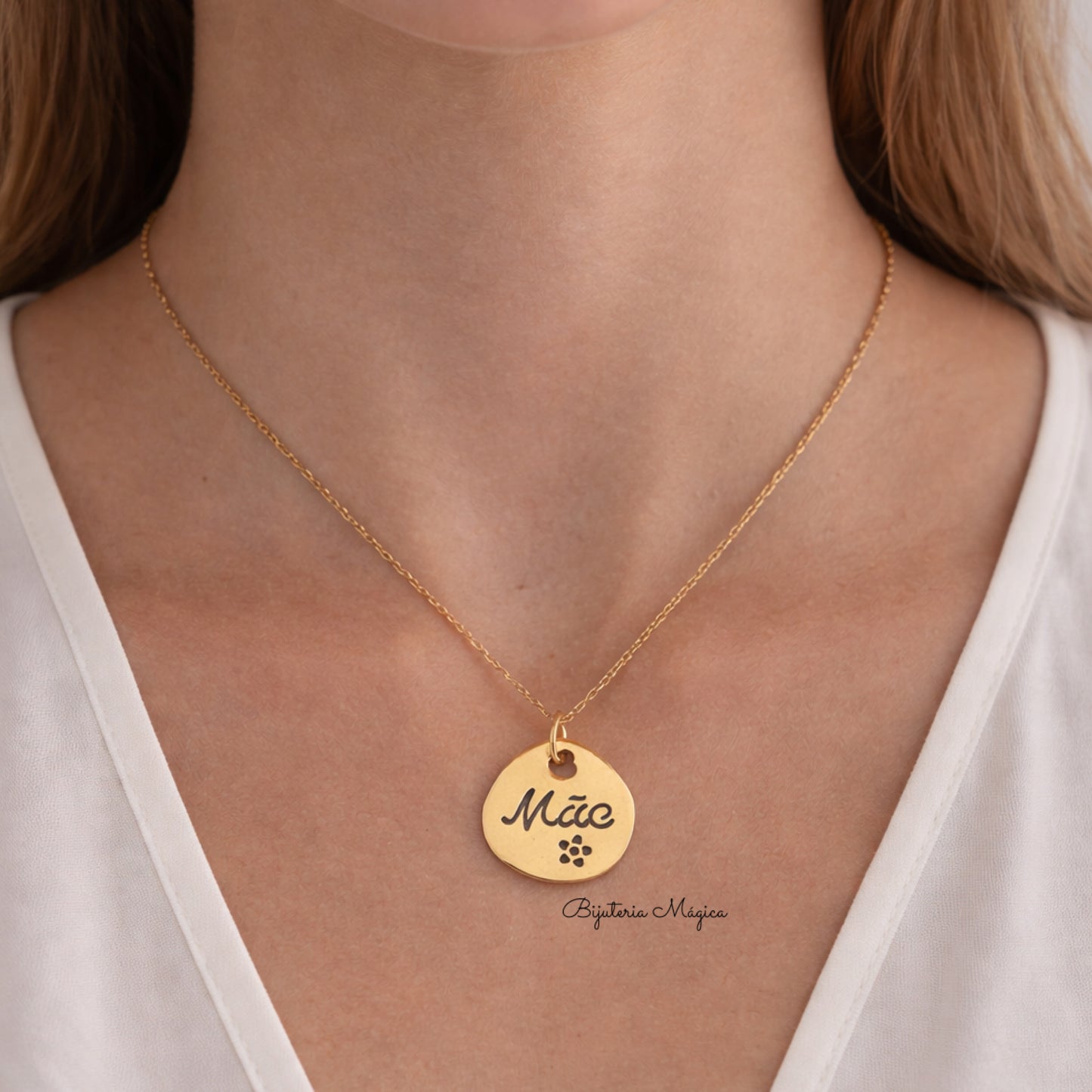 "Mother" Necklace in Steel