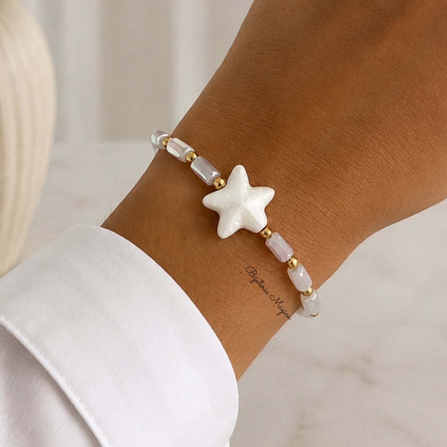 Pulseira Estrela do Mar em Aço Inoxidável