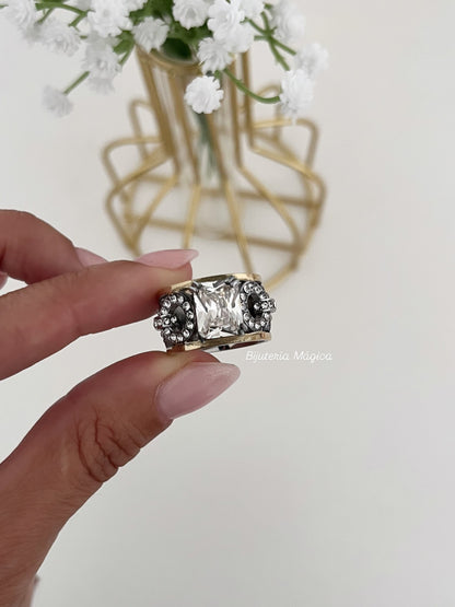 Anel Elegância Brilhante