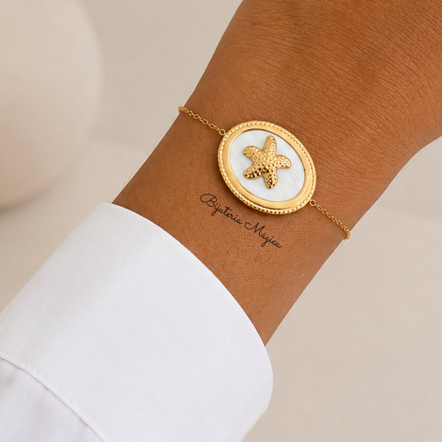 Pulseira Estrela-do-Mar em Aço