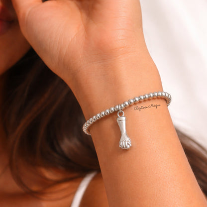 Pulseira Figuinha em Aço Elástica
