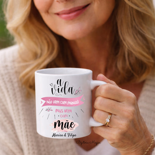 Caneca Personalizada “Amor de Mãe”