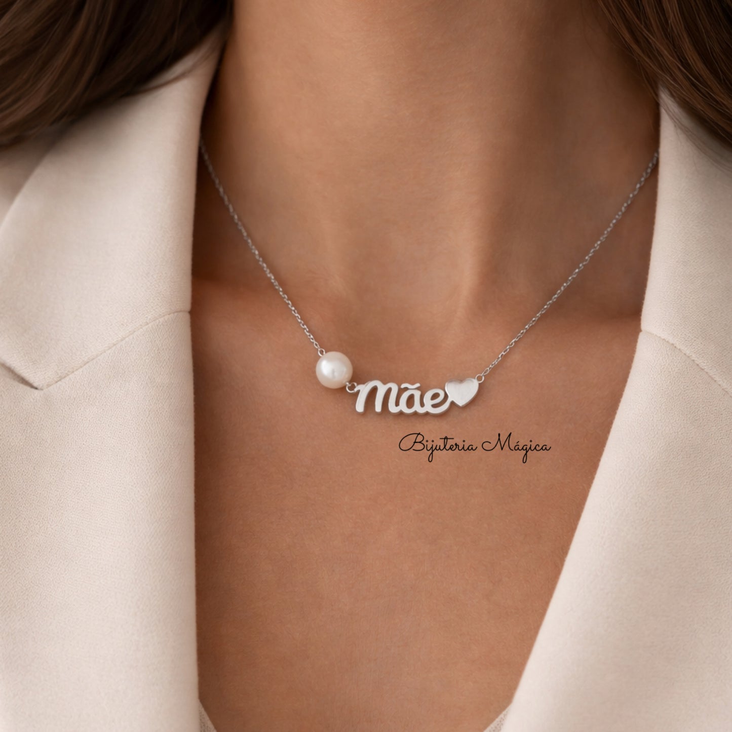 Colar Amor de Mãe com Pérola