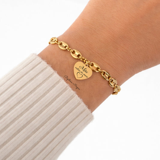 Pulseira Personalizada Coração