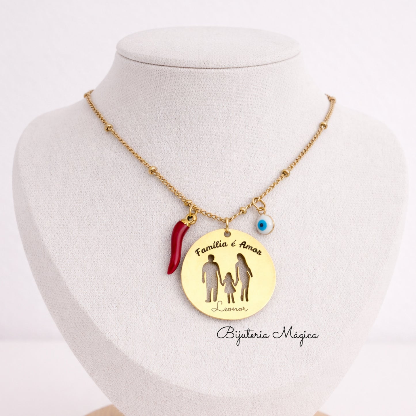 Colar Família Personalizado