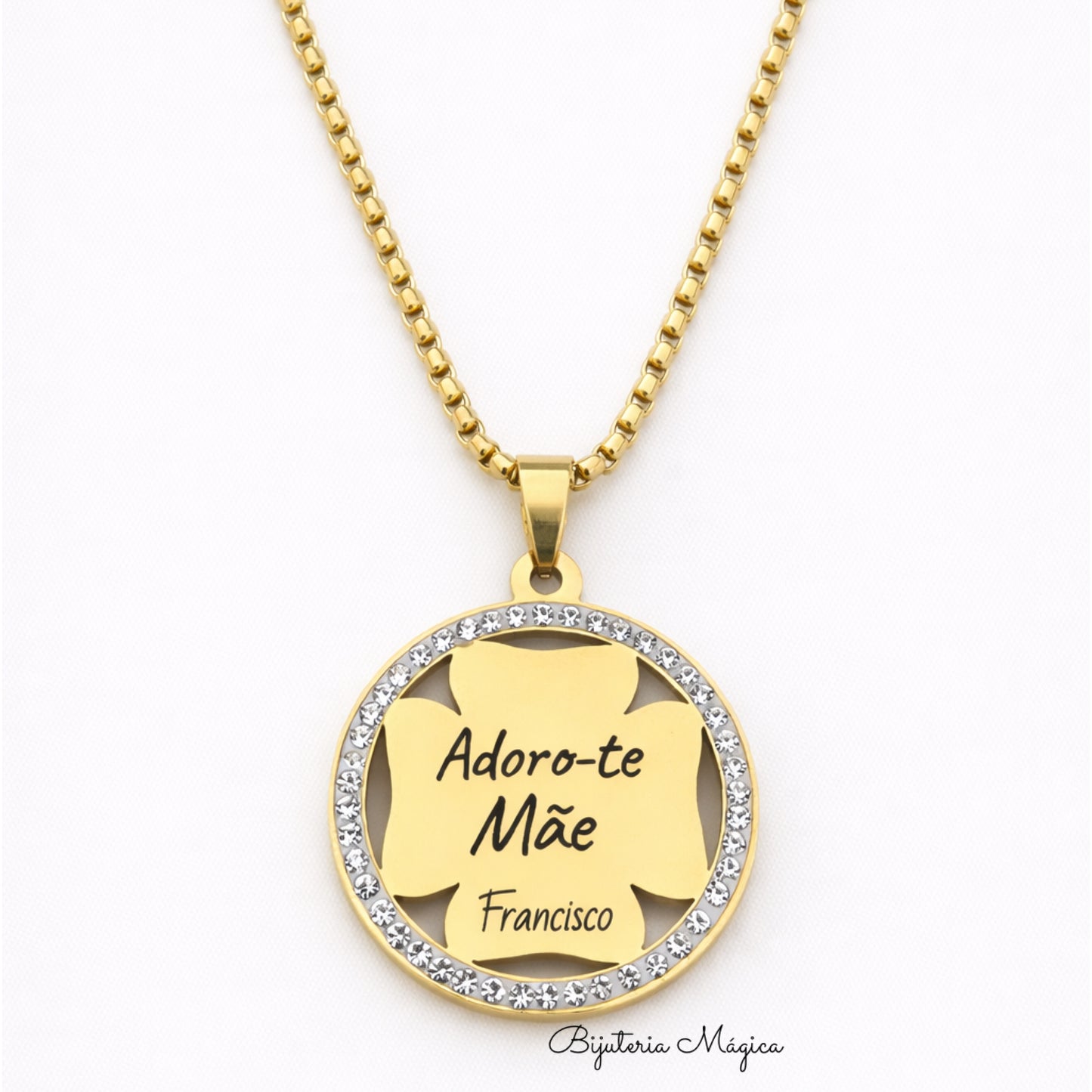 Colar Trevo Personalizado