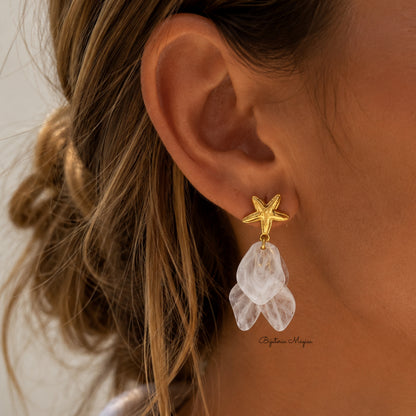 Brincos Estrela de Madrepérola