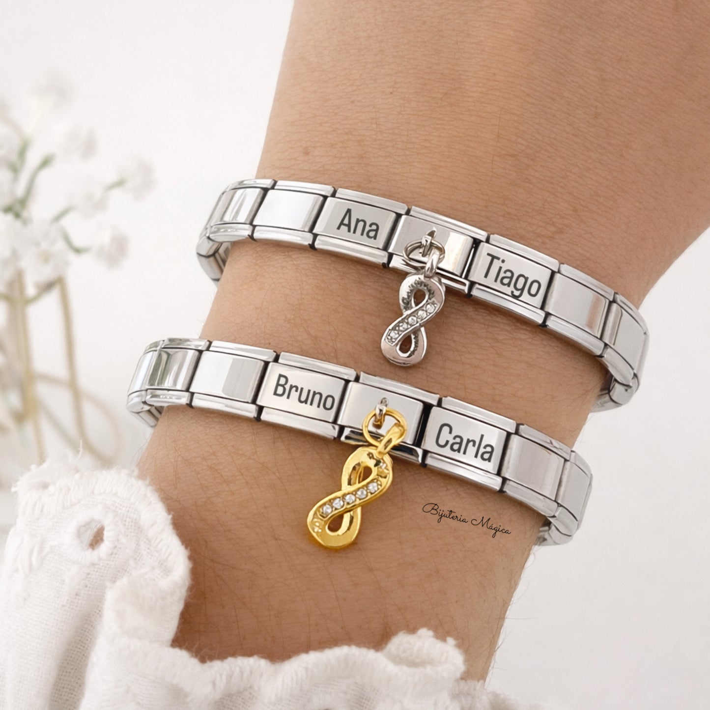 Pulseira Personalizada Infinito