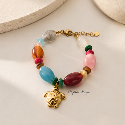 Pulseira Tartaruga Coral