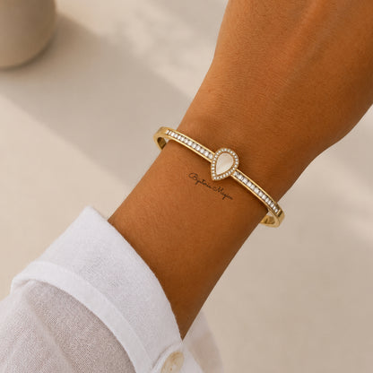 Pulseira Rígida Gota de Luz