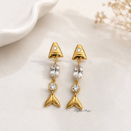 Brincos Peixe Dourado