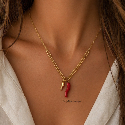 Colar Pimenta Dourado