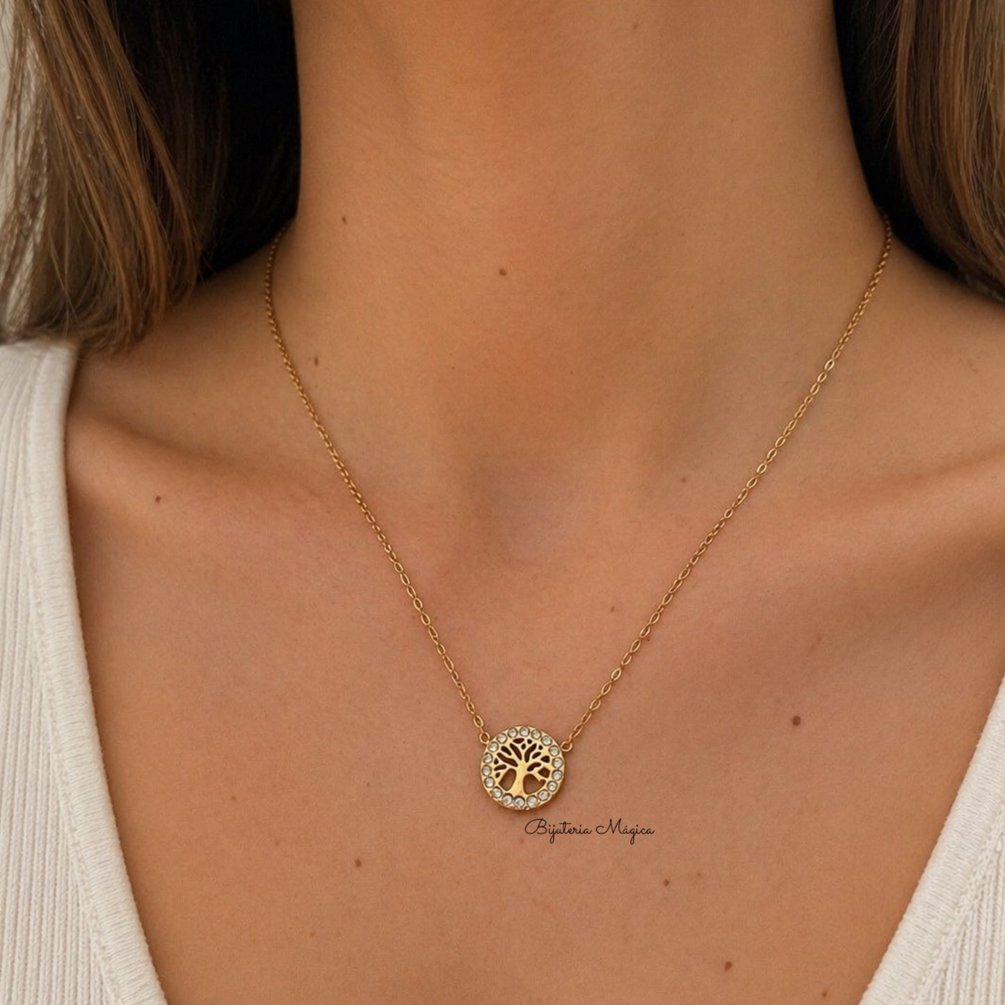 Colar Árvore da Vida Dourado